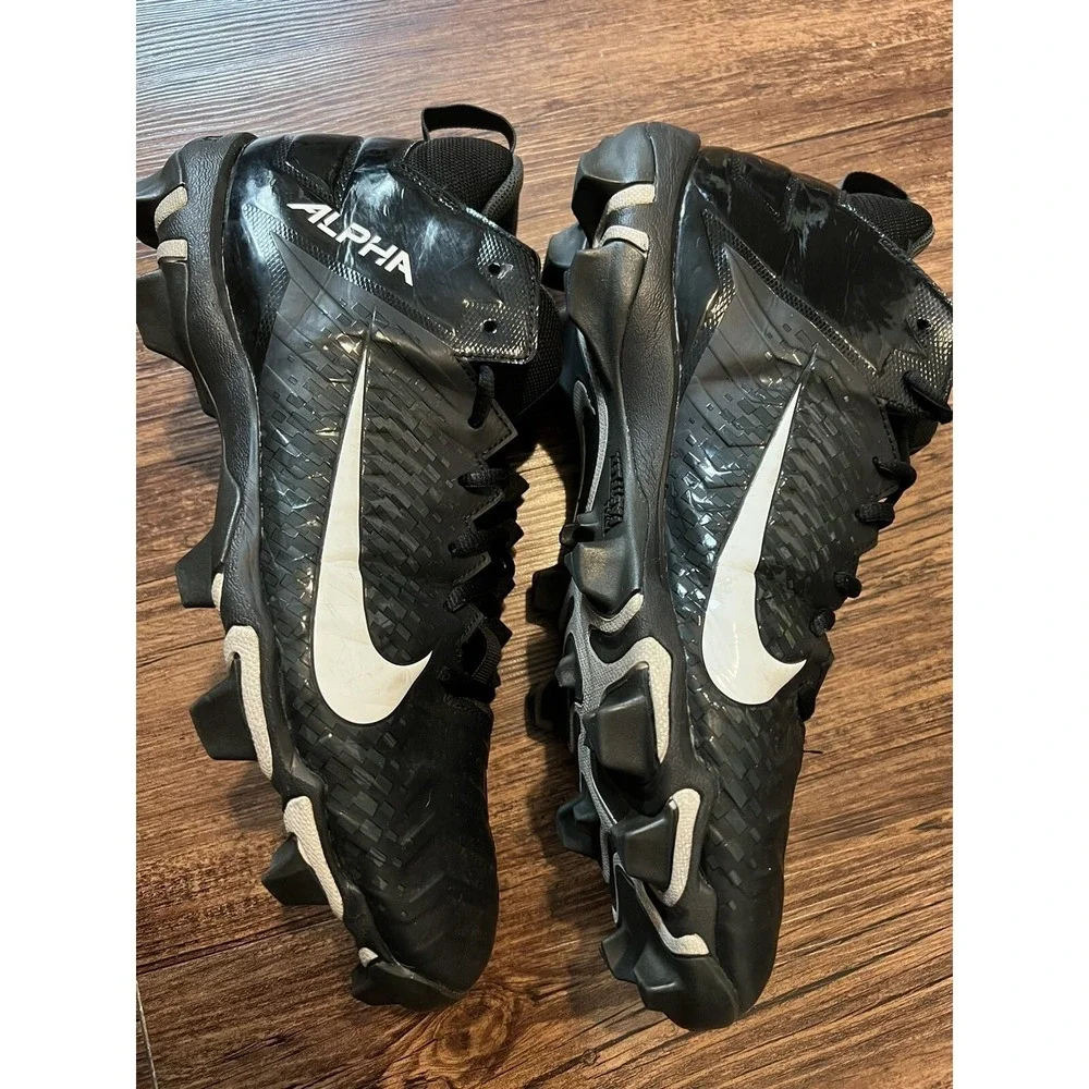 Nike Alpha FastFlex AQ7653-001‎ Men's Football Cleats Size 12 UK 11 EUR 46 Black